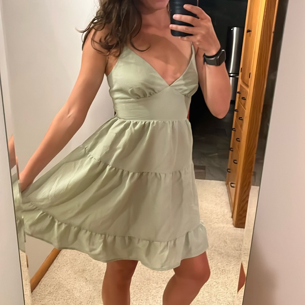 SHEIN green summer dress